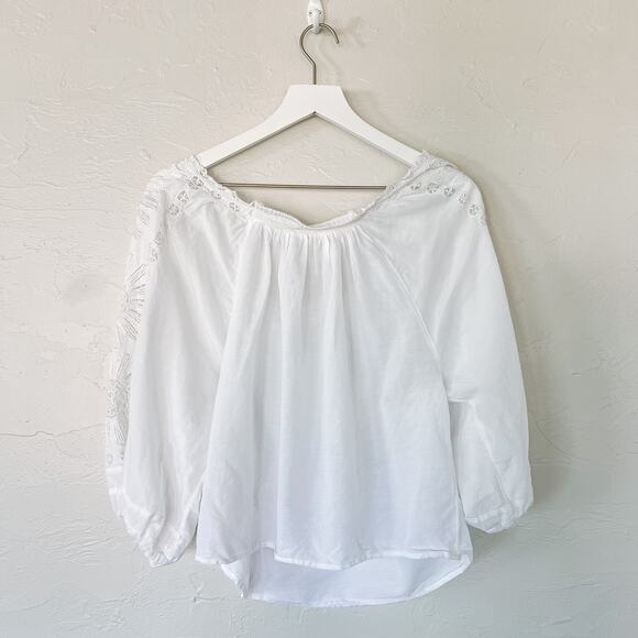 Anthropologie Leifsdottir Cadena Peasant Top Small - Picture 5 of 6